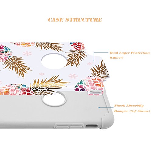 image for iPhone 6s Case,iPhone 6 Case Pineapple,Fingic Ultra-Thin Floral Pineap