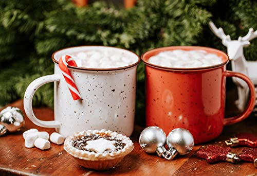 image for Comfify Ceramic Speckled Campfire Mug - Set of 6 Multicolored Coffee C