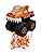 Orange Dino Monster Truck Pull Pinata