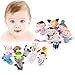 Mansalee 16 Pack Finger Puppet Set - MANSA 10 Animals + 6 People Family Members Educational Toys for Children, Story Time, Shows, Playtime, Schools