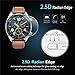 Diruite 4-Pack for Huawei Watch GT Tempered Glass Screen Protector [2.5D 9H Hardness] [Anti-Scratch] [Perfectly Fit] - Permanent Warranty Replacement