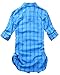 Match Women's Long Sleeve Button Down Collar Shirt (Large, 2005 Checks#7)
