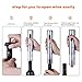 Electric Wine Opener, Stainless Steel Cordless Electric Corkscrew with Removable Foil Cutter, Vacuum Stopper and Pourer-Premium Accessories Gifts for Wine Lovers (Silver grey)