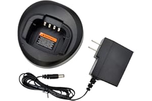 Kymate PMLN5398 Rapid Charger for Motorola Radio CP185 EP350 CP185 CP100D CP476 CP477 CP1300 CP1600 CP1660 P140 P145 P160 PMNN4476A PMNN4081AR PMNN4080 PMLN5228A