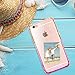 Salawat for iPhone 6 Plus Case, Clear iPhone 6s Plus Case Cute Anti Scratch Slim Phone Case Cover Reinforced TPU Bumper Shock Absorption Protective Case for iPhone 6/6s Plus 5.5inch (Orange Pink)