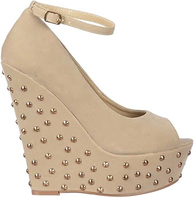 suede wedge shoes