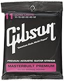 Gibson Gear SAG-BRS11 Masterbuilt Premium 8020 Brass Strings, .011-.052