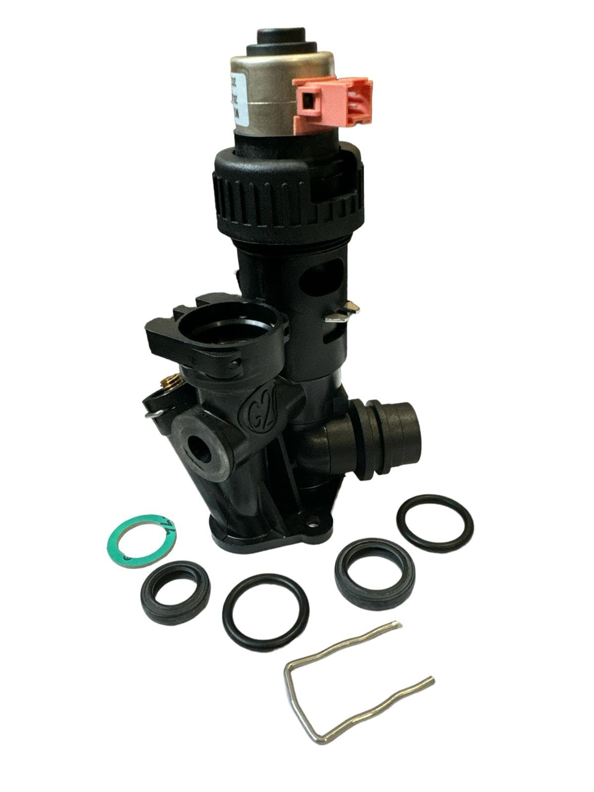Vaillant Pro 24/28 / Plus 824/831/837 Compatible Black Plastic Diverter Valve 0020020015 - Hanicks