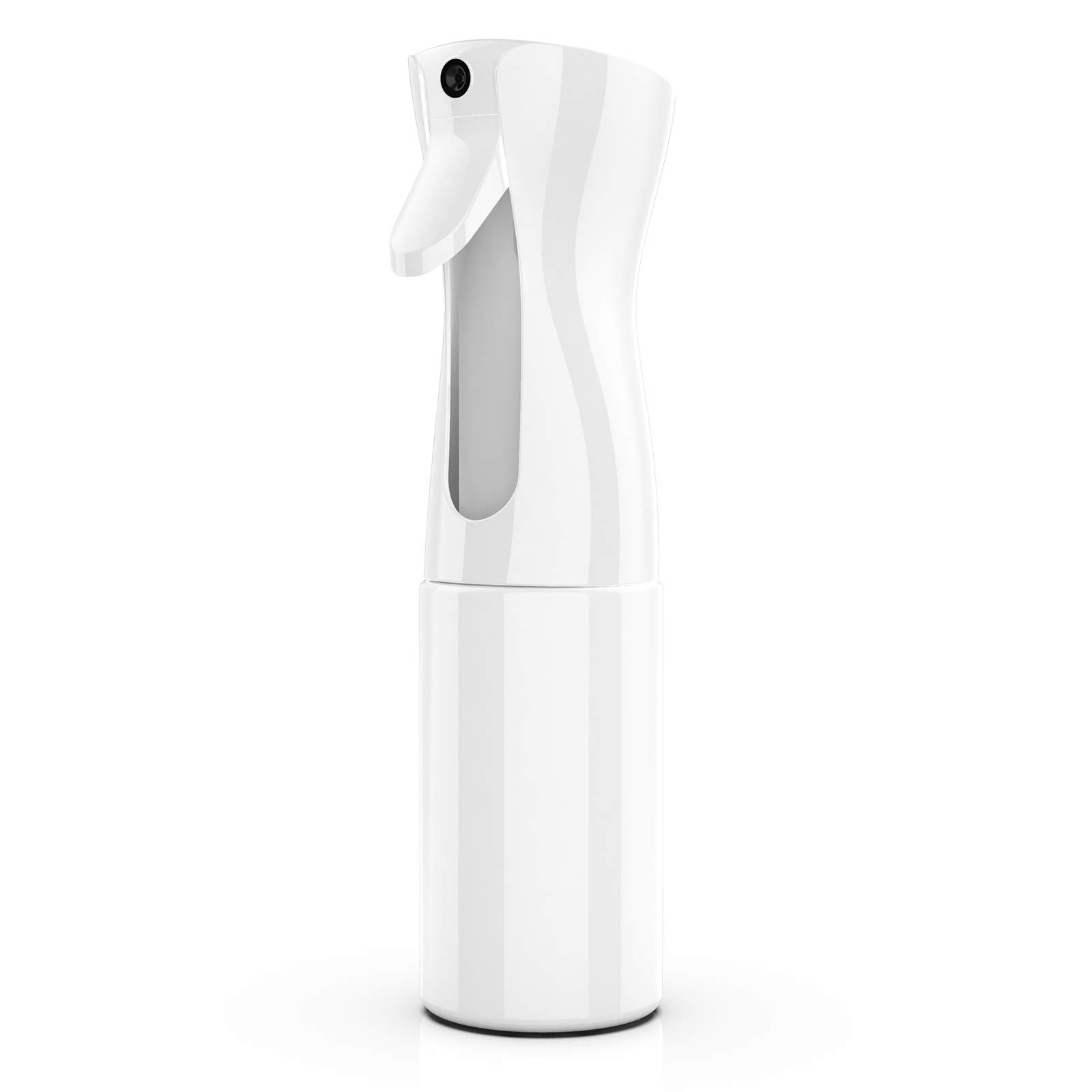 GeeRic Hair Spray Bottle, 200ml Continuous Water Mister Spray Bottle Empty Fine Mist Salon Hairdressing Spray Bottle for Curly Hair Styling, Plants, Pets, Home Clean 7.05oz/200ml White