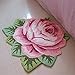USTIDE Modern Style Rug Soft Rose Rug Handmade Rug Anti-Slip Area Carpet Living Room Rug Kitchen Mats Bedroom Rug 3x2