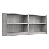 Bush Furniture Universal Small 2 Shelf Bookcase in
