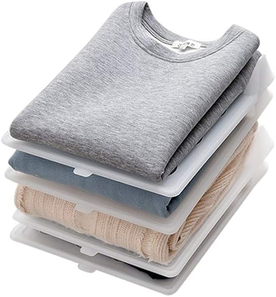 Baffect Foldable Closet Organizers Shirt Folder, Set of 5 TShirts