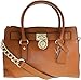 Michael Kors Hamilton Satchel in Luggage