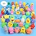 AcecorNew Animals Kids Toys Soft Vinyl Float Sqeeze Sound Baby Wash Bath Play Toys