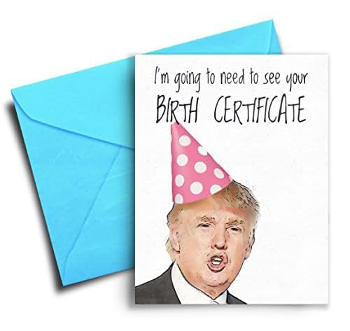 Trump birthday funny donald card cards happy maga man Amazon.com: Funny Birthday Card, Donald Trump, Birthday Card Boyfriend: Handmade