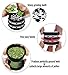 Kozo Grinders [Upgraded Version] Herb Grinder. Large 4 Piece, 2.5 Inch Black Aluminium (Black)