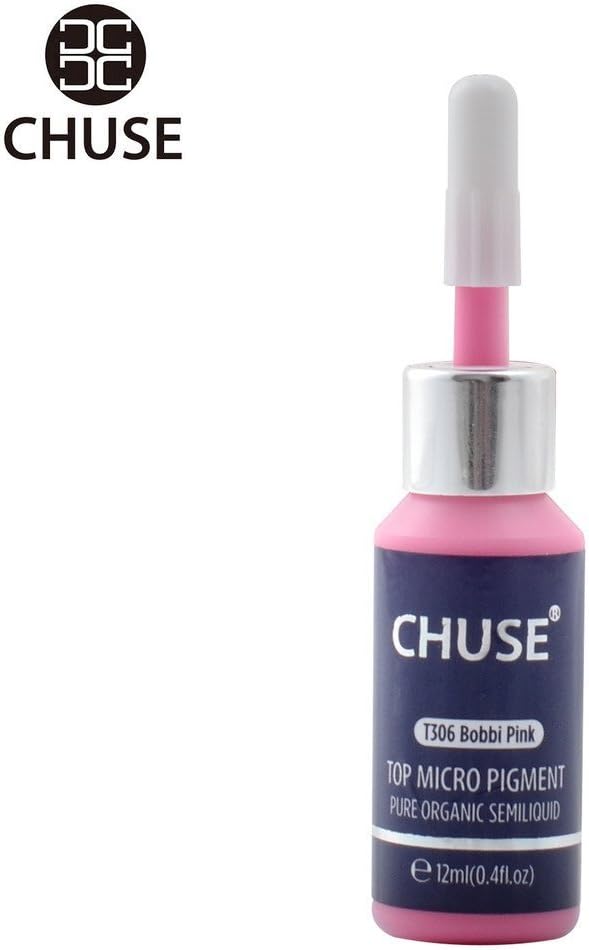 CHUSE PMU Lip Pigments 0.4oz/12ml (T306 Bobbi Pink), 12 ml (Pack of 1)