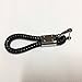 Hongyingcar For Lexus Logo Emblem Key Chain Key Ring Metal Alloy BV Style Black Leather Gift Decoration Accessories (Black)