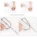 HOUSE DAY Closet Organizers and Storage, Magic Space Saving Hangers, Multi Hanger Closet Organizer, College Dorm Room Essentials, Closet Storage Organization (8 Pack, Silver)