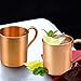 Gear Ultimate Moscow Mule Pure Copper Mug: 100% Solid Copper Cup, 16 Ounces, No Inner Linings, Perfect for Russian Moscow Mules, Cocktail and Cold Drinks, with Quick Cocktail Recipe Ebook