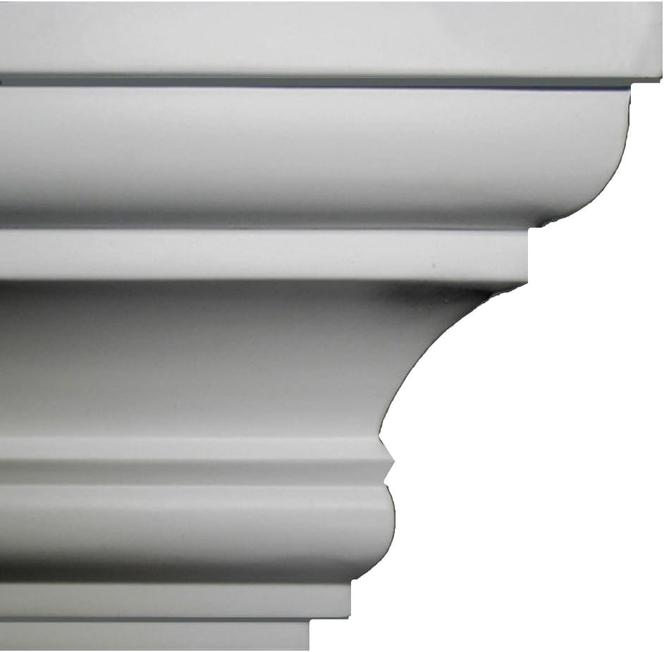 Easy Crown Molding Ecm420 Excellent for Hiding Speaker Wire, White