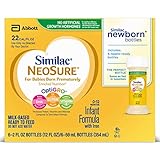 Similac NeoSure Infant Formula with Iron, For Babies Born Prematurely, Ready-to-Feed bottles, 2 fl ounces (48 bottles)