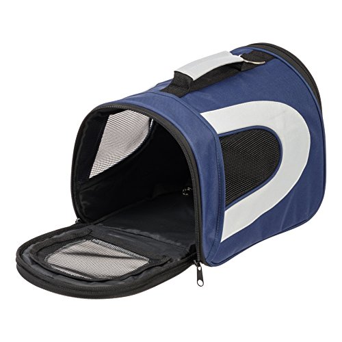 IRIS USA, Inc. Small Soft Sided Carrier, Navy (587026) Pawwsgalore