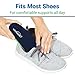 ViveSole Plantar Fasciitis Inserts for Men & Women - Shoe Insoles for Arch Support, Flat Feet, Pain Relief - Firm Foam OrthoticSoles for Work, Running - Fit Boots and Sneakers