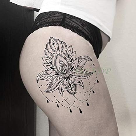 Amazon Co Jp 防水一時的な入れ墨ステッカーの鳥の花バラのフェイクガールレディースメンズのためのflashタトゥーtatouage Temporaireボディーアートをクールタトゥー 色 Light Green ビューティー
