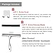 SAIREIDER Shower Squeegee Stainless Steel Squeegees for Shower Doors, Windows, Mirror, Car Glass