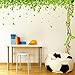 SWORNA Nature Series SN040 Lovely Large Green Tree Removable Vinyl DIY Wall Art Decor Decal Mural Sticker Kids Baby Nursery Living/Sitting Room Playroom Kindergarten Bedrooom Study Hallway 79