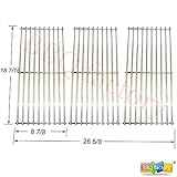 Bbq Factory Stainless Steel Heavy Duty Cooking Grid JCX473 For Select Uniflame Gas Grill Models, Set Of 3
