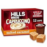 Hills Bros Salted Caramel Cappuccino Keurig K-Cups, 12 Count
