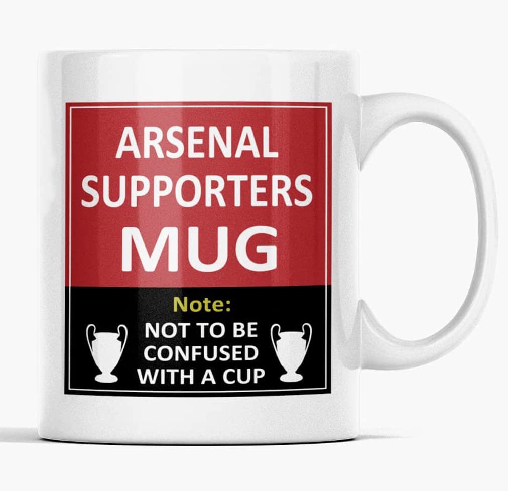 Arsenal Football Supporters Rival Team Joke Funny New and Easy Office Tea and Coffee Mug Gift
