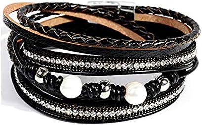 Artilady Shinning wrap Clasp Bangle for Women