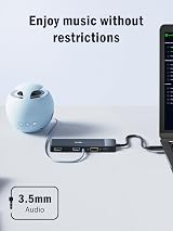 Lemorele 10-in-1 USB C Hub Dock 4K HDMI VGA PD 100W SD/TF 3x USB for HP view 9