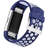 For Fitbit Charge 2 Bands, Maledan Replacement Accessory Sport Bands With Air Holes for Fitbit Charge 2 HR, Small