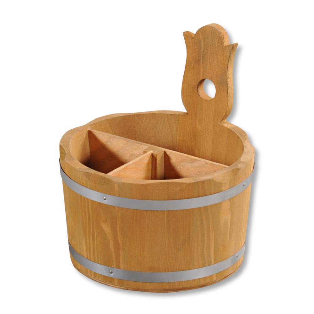 Wooden Cutlery Holder, Height: 20 cm, Depth: 18 cm