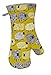 Ulster Weavers Dotty Sheep Cotton Single Gauntlet Oven Glove - with Cute Animal Hand Drawn Design, Yellow - 100% Cotton Oven Mitt - Cooking Gifts for Bakers & Chefs - Homeware & Kitchenware Range