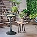 Giantex 28 Inch Height Pedestal Bird Bath, Vintage Standing Bird Feeder w/Antique Flower & Bird Decoration, Lightweight, Bird Baths for Outdoors Garden Yard Patio Decor (Green)
