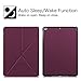 Fintie iPad 9.7 2018 2017 / iPad Air 2 / iPad Air Origami Case - Lightweight Slim Multi-Angle Standing Protective Cover with Auto Wake/Sleep Feature for iPad 6th / 5th Gen, iPad Air 1 2, Purple