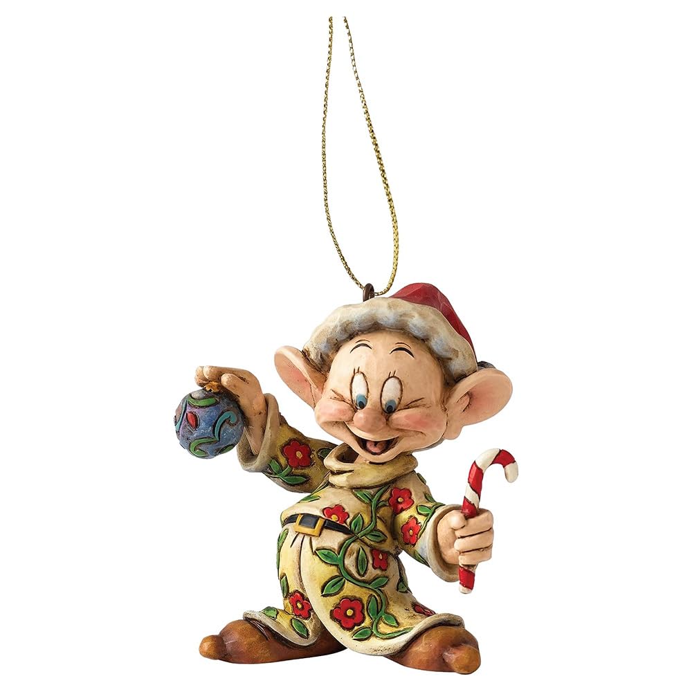 Disney Traditions Dopey Hanging Ornament, Resin, Multi-Colour, 7cm