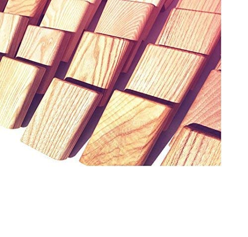 Natural Wooden Coat Hooks Wall Mounted made from an Ash wood (Set of 2) - Thumbnail 6