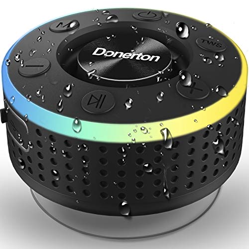 Donerton Cassa Bluetoth, IP7 Impermeabile Portable Speaker Doccia, Speaker Wireless Bluetoth 5.0 con HD MIC Supporto…