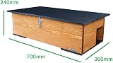 Green Feathers Hedgehog Feeding Station Eco-Friendly Wooden Shelter view 6