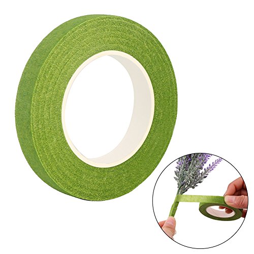 LOKIPA Green Floral Tape 1/2" Wide Floral Tape 30 Yards Floral Arrangement Accessories for Bouquet Stem Wrap Wedding Bouquet Flower - Thumbnail 6