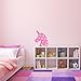 Glintee Unicorn LED Night Lamp Decorative Marquee Signs Battery Operated Light for Party Supplies -Wall Decoration for Living Room,Bedroom(Pink Unicorn Head)