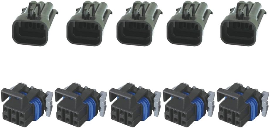 CNLW 5 Sets 6 Pin Male and Female Plugs Waterproof Connector Harness Connector with terminal DJ7062A-1.65-11/21