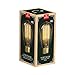 Globe Electric 01321 60W Vintage Edison S60 Squirrel Cage Incandescent Filament Light Bulb, E26 Base, 220 Lumens, 2200 Kelvin, Edison Bulbs, Vintage Light Bulbs, E26 Light Bulb, Home Improvement