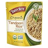 Tasty Bite Rice Tandoori 8.8 Ounce (Pack of 6), Tandoori Style Indian Rice, Fully Cooked, Ready to Serve, Microwaveable, Vegan Gluten-Free No Preservatives